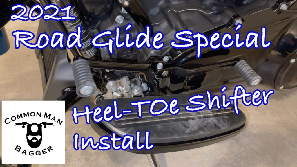 HeelToe Shifter install 2021 Road Glide Special Billard Teal Common Man Bagger